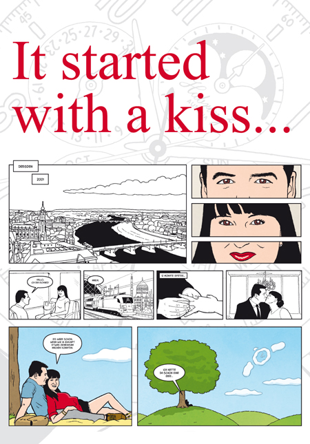 Comic zum Firmenjubiläum / Firmengeschichte als Comic