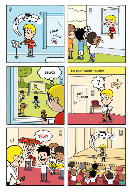 Comic Klassische Musik für Kinder Wien