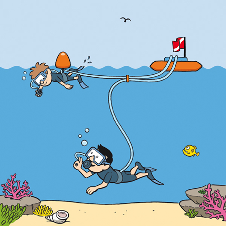 Illustration Tauchen Bild 1