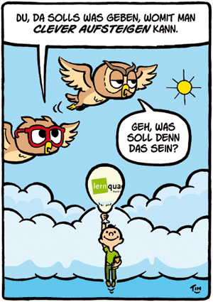 Cartoon Schule Lernbetreuung Nachhilfe