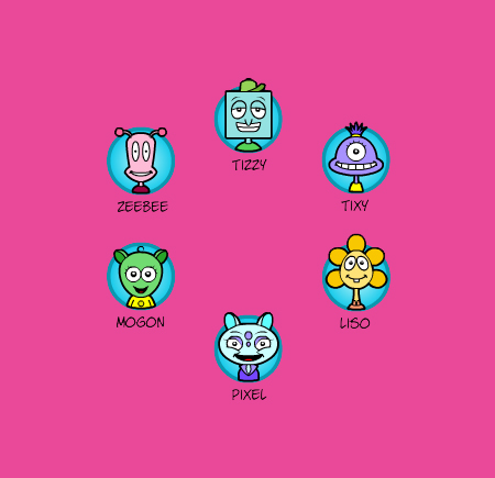 Maskottchen Fantasiewesen Alien