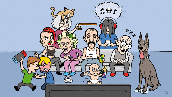 Comiczeichner Comic-Illustration Illustratio Beispiel 1